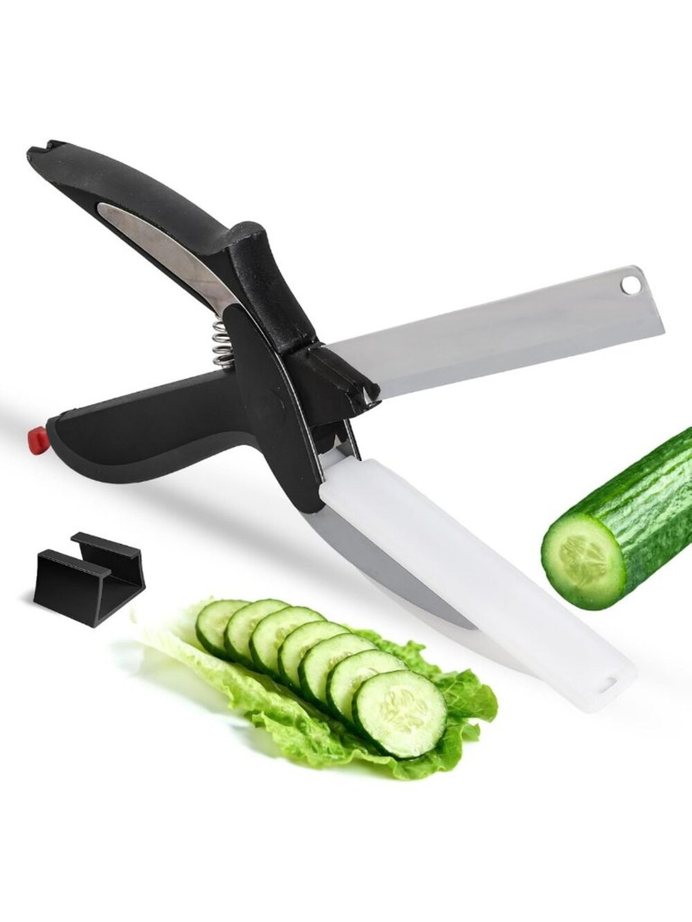 Multi-Purpose 8-Inch Kitchen Shears with Cutting Board - Ideal for Meat